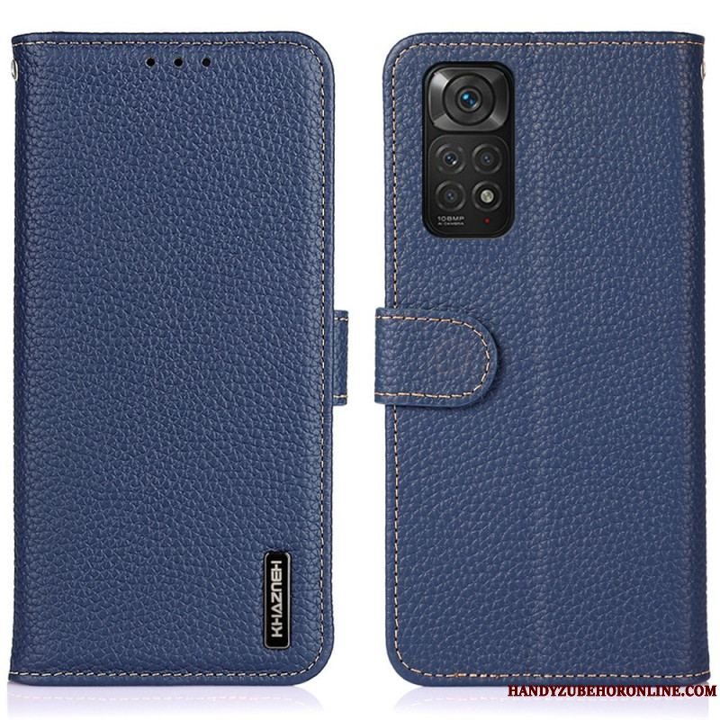 Flip Cover Xiaomi Redmi Note 11 / 11S Khazneh Litchi Læder