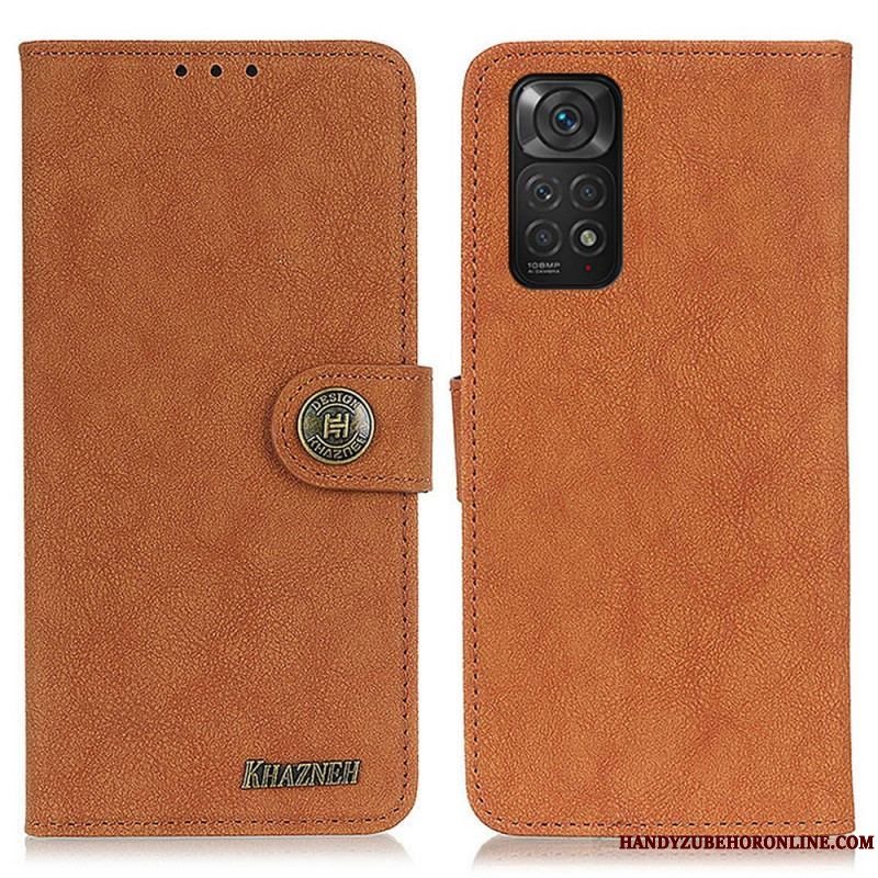 Flip Cover Xiaomi Redmi Note 11 / 11S Khazneh Retro Split Læder