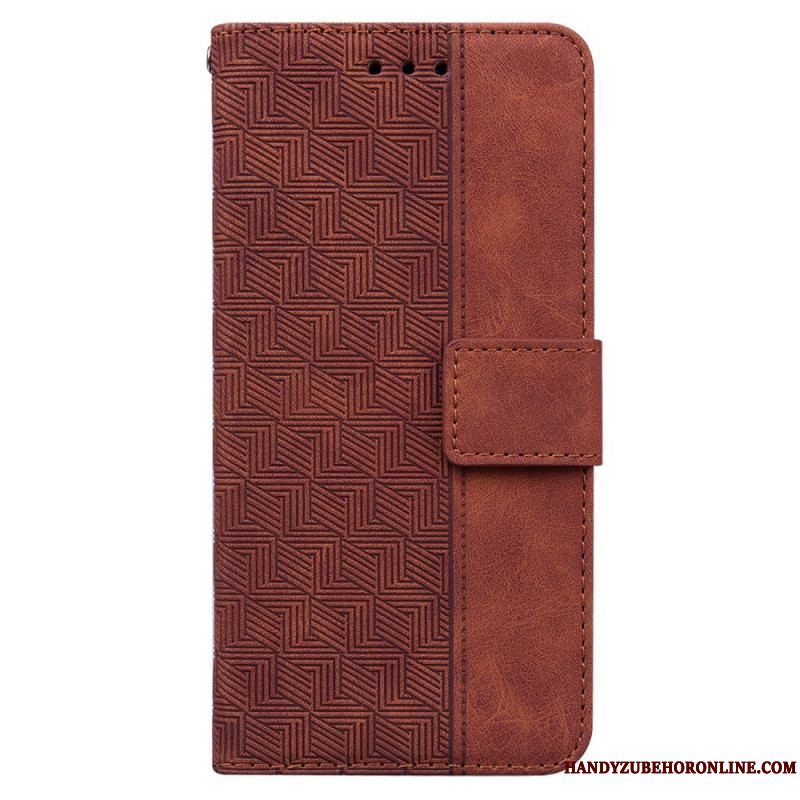 Flip Cover Xiaomi Redmi Note 11 Pro / 11 Pro 5G Med Snor Strappy Mønster