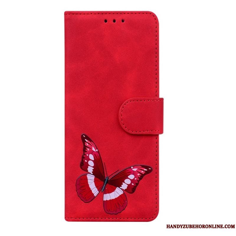 Flip Cover Xiaomi Redmi Note 11 Pro / 11 Pro 5G Skin-touch Butterfly