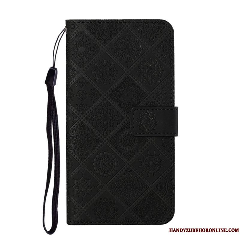 Flip Cover Xiaomi Redmi Note 11 Pro Plus 5G Tapestry Mønster