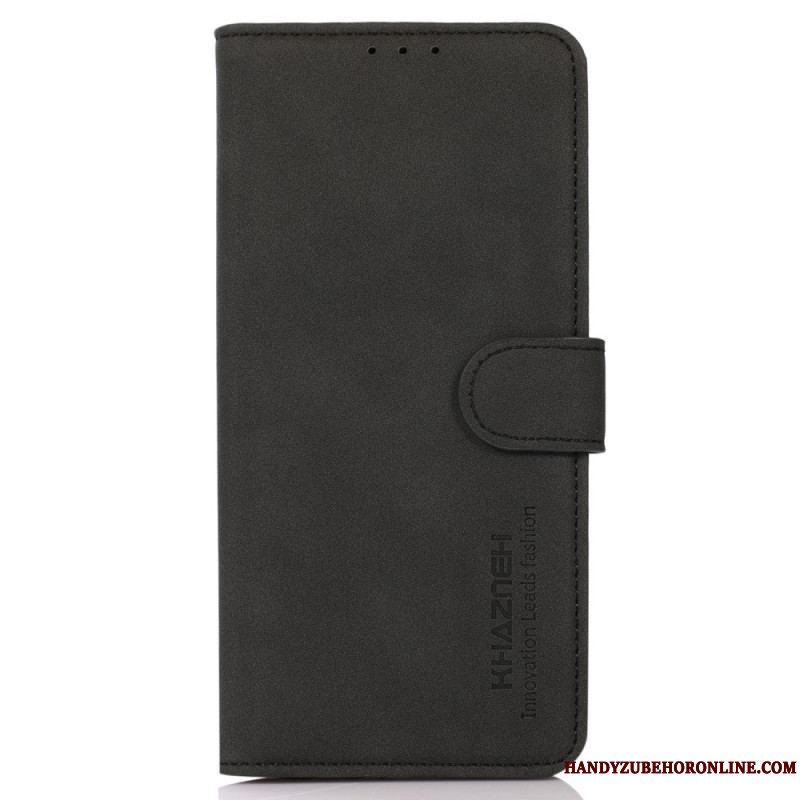 Flip Cover Xiaomi Redmi Note 12 4G Khazneh Lædereffekt