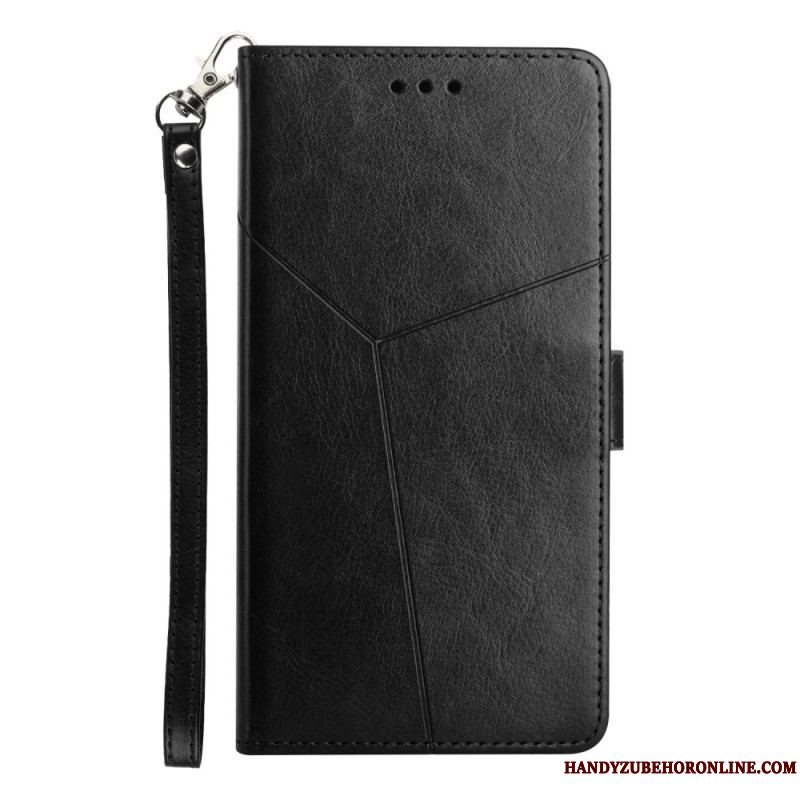 Flip Cover Xiaomi Redmi Note 12 4G Med Snor Y Strappy Design