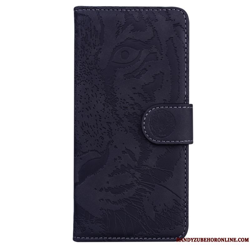 Flip Cover Xiaomi Redmi Note 12 4G Tiger Fodaftryk