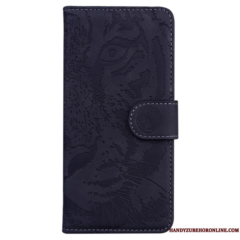 Flip Cover Xiaomi Redmi Note 12 5G Tiger Fodaftryk