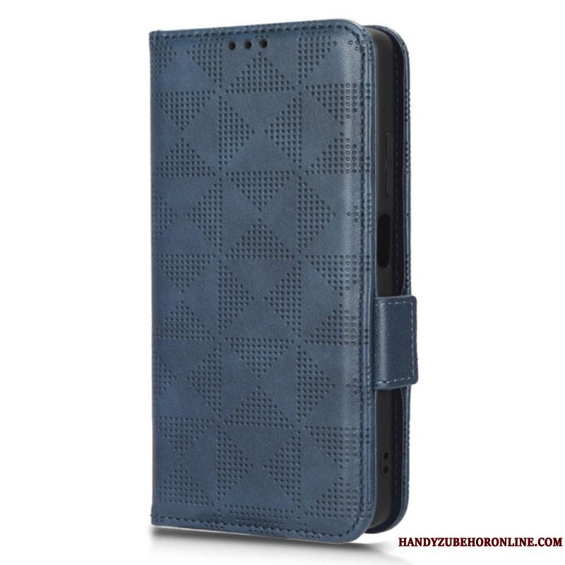 Flip Cover Xiaomi Redmi Note 12 5G Trekanter Med Snor