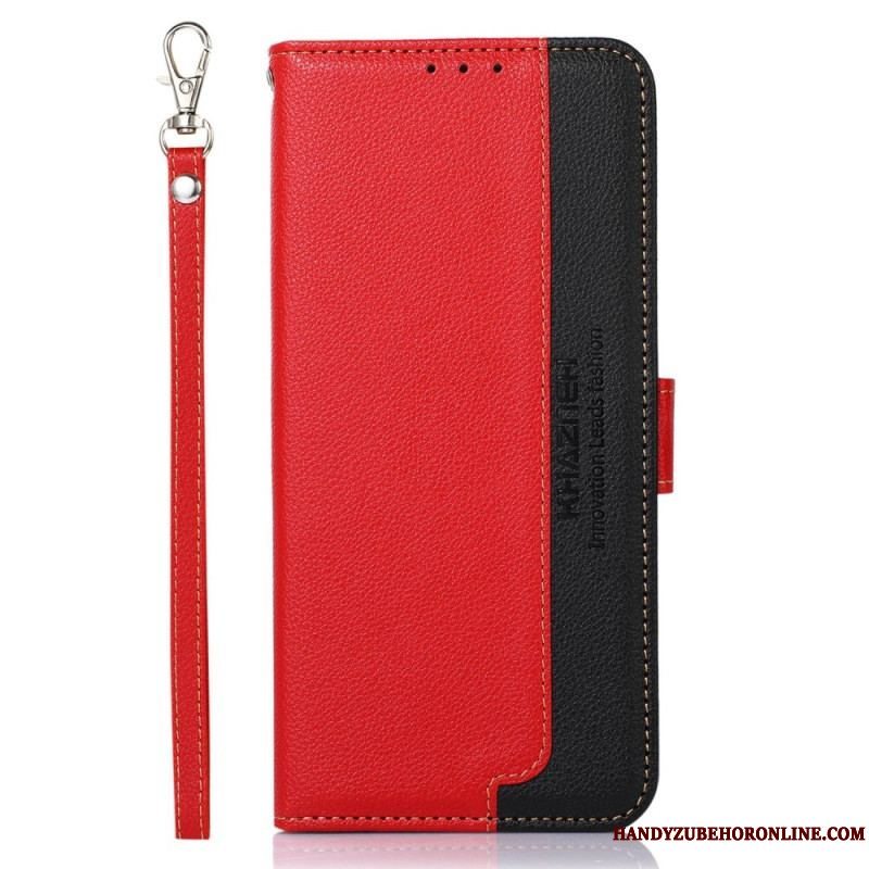 Flip Cover Xiaomi Redmi Note 12 Pro Lychee Style Rfid Khazneh