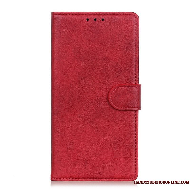 Flip Cover Xiaomi Redmi Note 12 Pro Mat Imiteret Læder