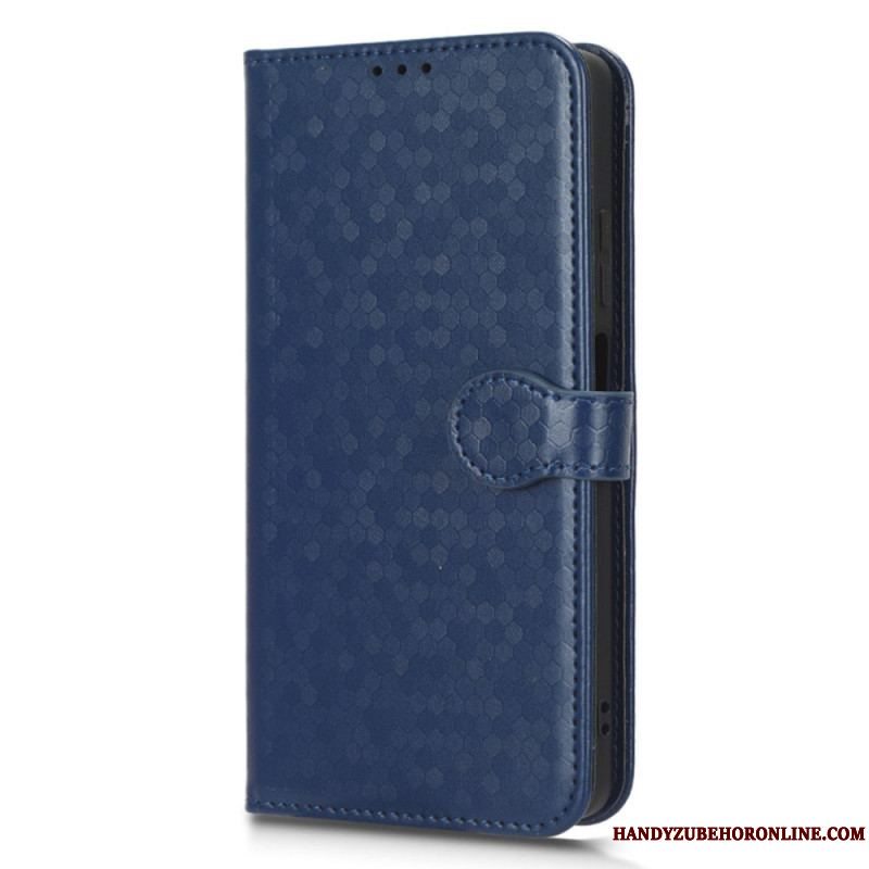 Flip Cover Xiaomi Redmi Note 12 Pro Med Snor 3d Mønster Strappy