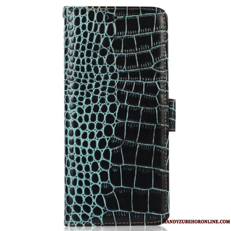 Flip Cover Xiaomi Redmi Note 12 Pro Plus Crocodile Style Rfid