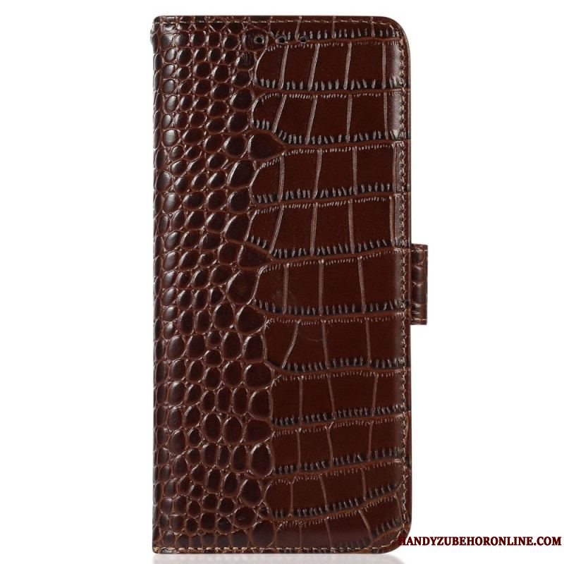 Flip Cover Xiaomi Redmi Note 12 Pro Plus Crocodile Style Rfid