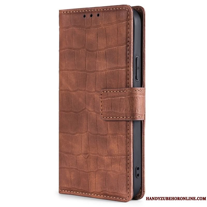 Flip Cover Xiaomi Redmi Note 12 Pro Plus Krokodille