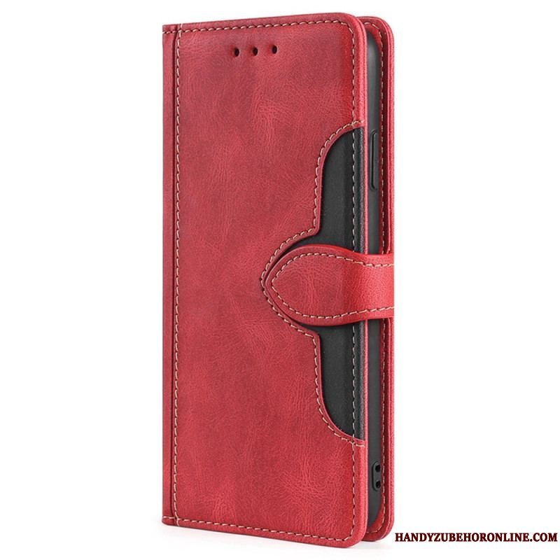 Flip Cover Xiaomi Redmi Note 12 Pro Plus Tofarvet Blomster