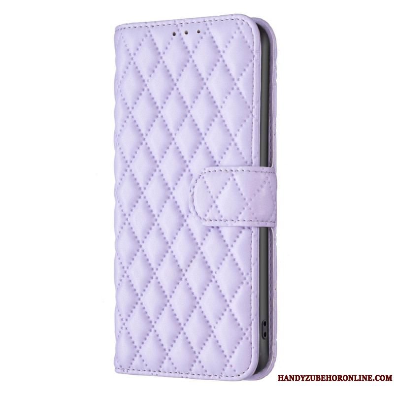 Flip Cover Xiaomi Redmi Note 12 Pro Quiltet Binfen Farve