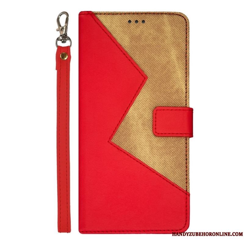 Flip Cover Xiaomi Redmi Note 12 Pro Tofarvet Idewei