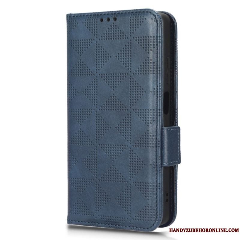 Flip Cover Xiaomi Redmi Note 12 Pro Trekanter Med Snor