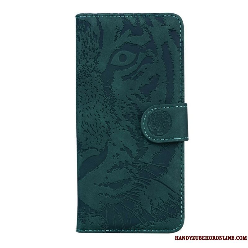 Flip Cover iPhone 13 Mini Tiger Ansigtsprint