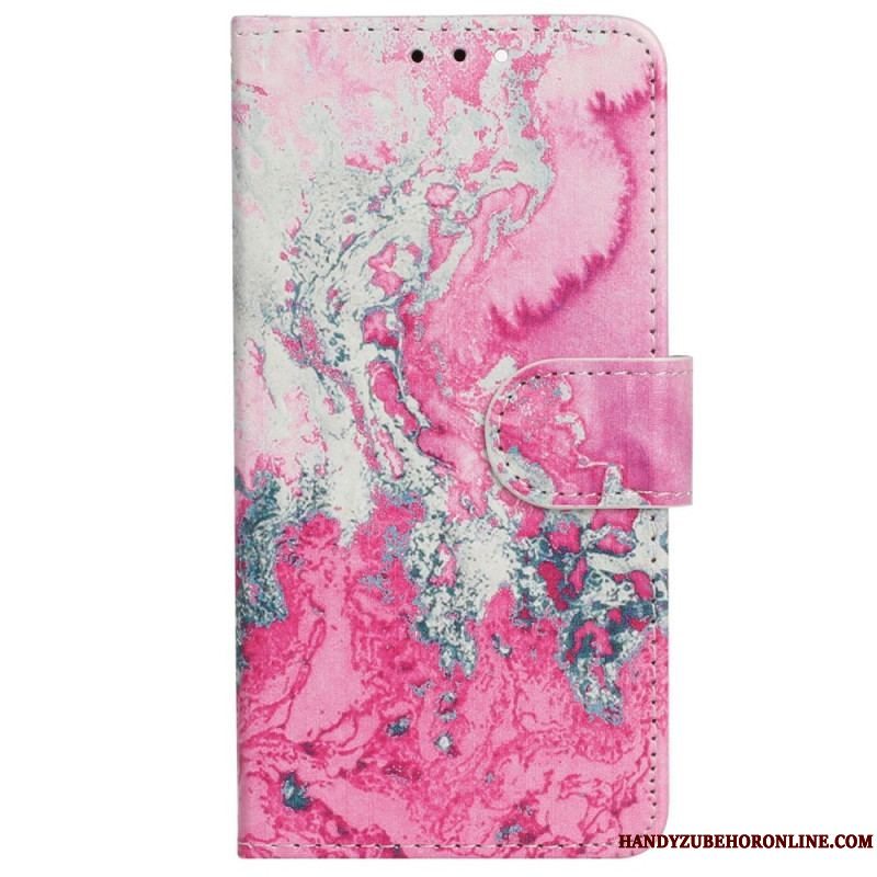 Flip Cover iPhone 14 Marmor