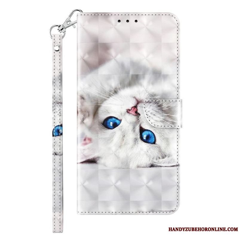 Flip Cover iPhone 14 Pro Med Snor Kun Thong Cats