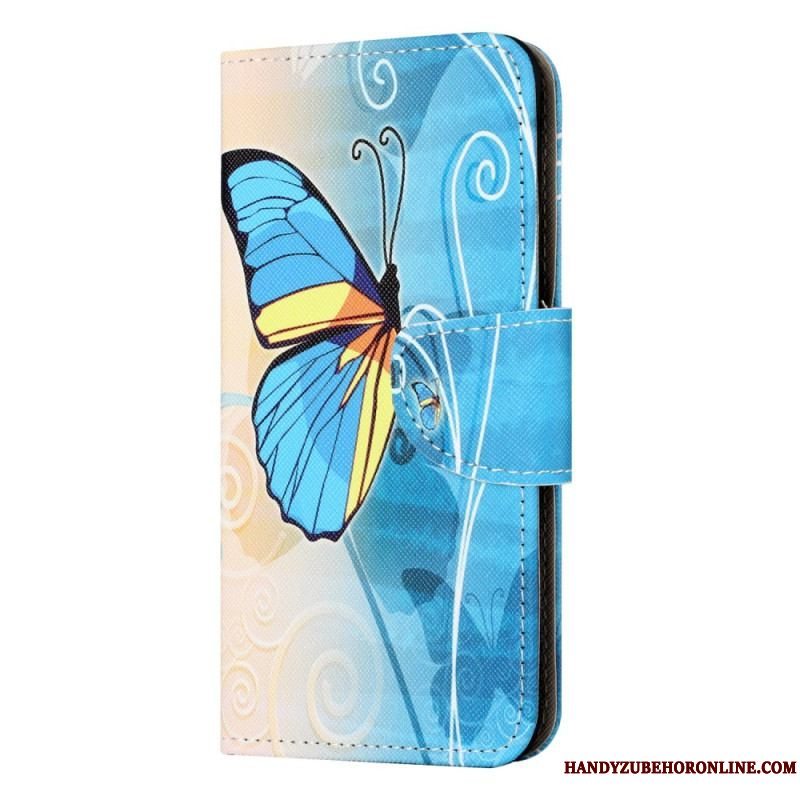 Flip Cover iPhone 15 Plus Sommerfugle