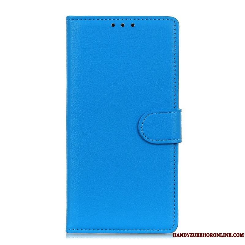 Læder Cover Samsung Galaxy A13 5G / A04s Litchi Tekstur