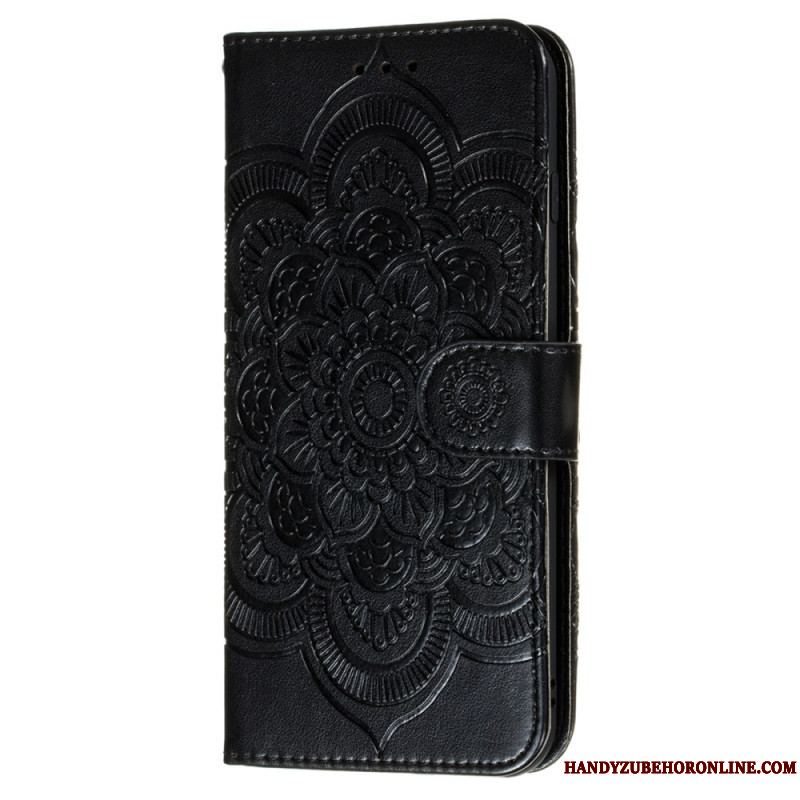 Læder Cover Samsung Galaxy S22 Plus 5G Fuld Mandala