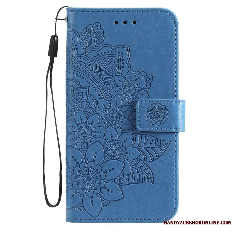 Læder Cover Xiaomi Redmi Note 10 5G Mandala