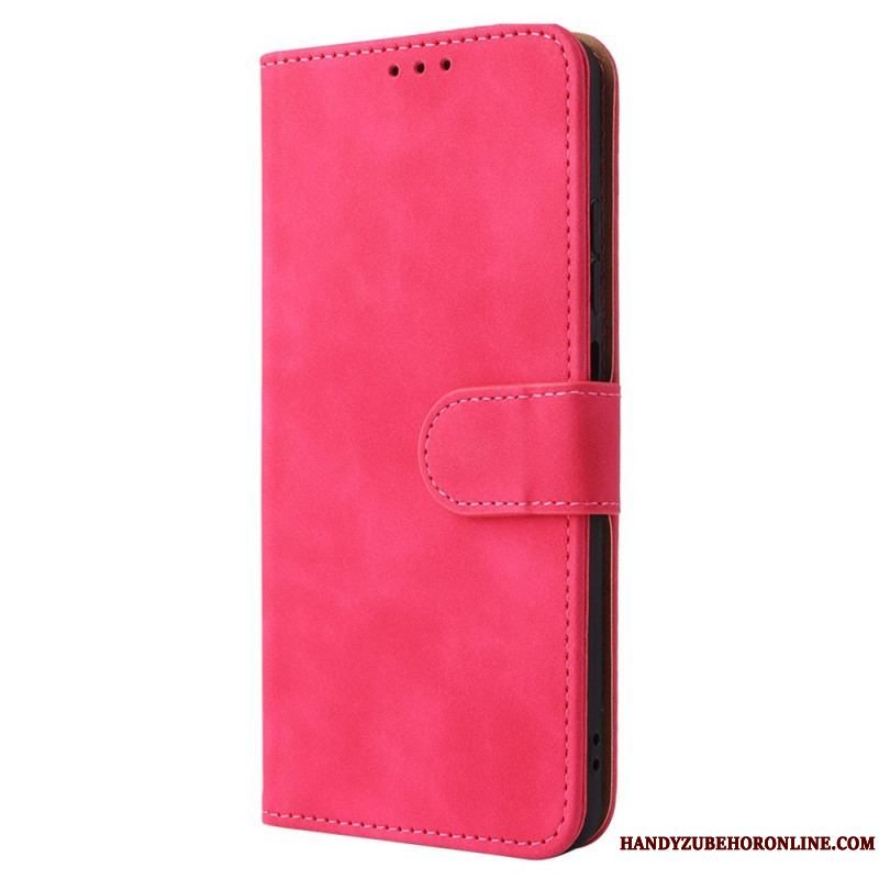 Læder Cover Xiaomi Redmi Note 11 / 11S Skin-touch Med Snor