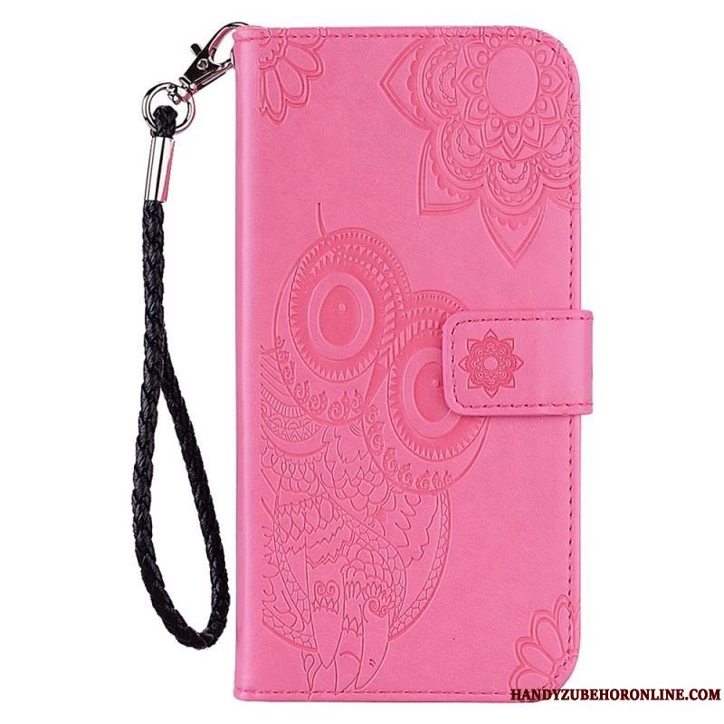 Læder Cover Xiaomi Redmi Note 11 Pro Plus 5G Mandala Ugle