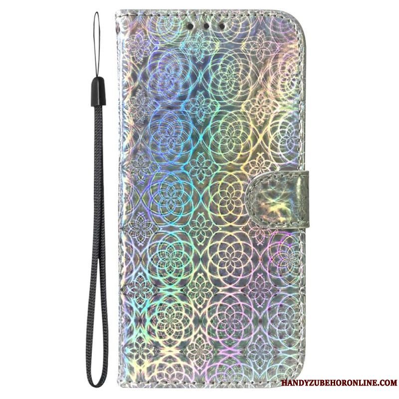 Læder Cover Xiaomi Redmi Note 12 5G Disco-stil