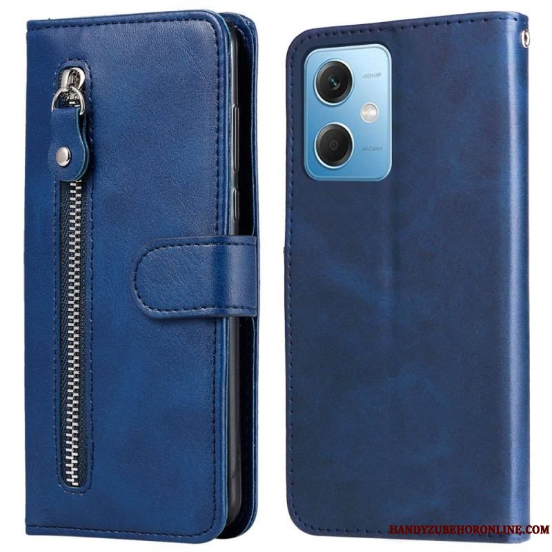 Læder Cover Xiaomi Redmi Note 12 5G Pung