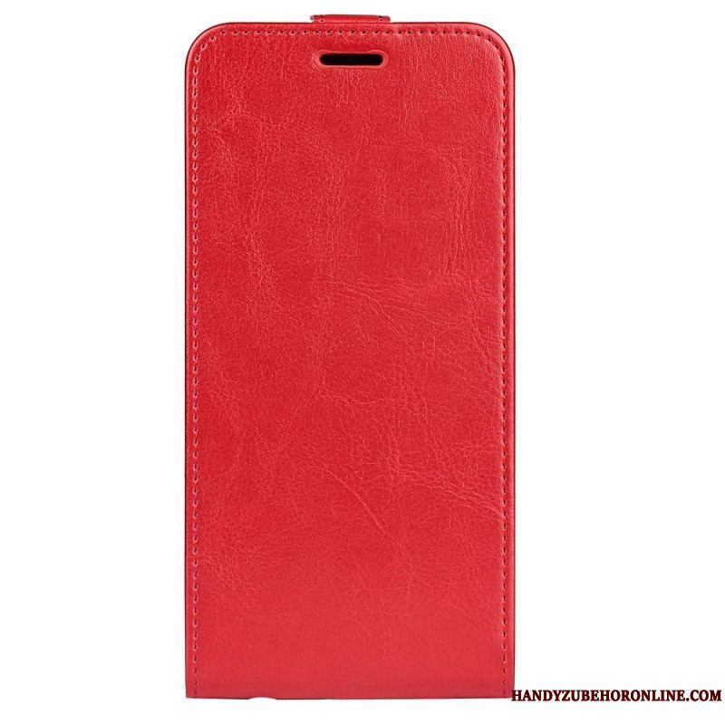 Læder Cover iPhone 15 Plus Flip Cover Lodret Flap