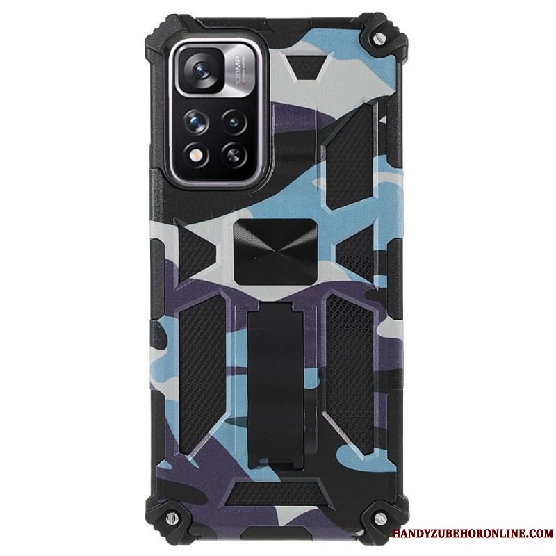 Mobilcover Xiaomi Redmi Note 11 Pro Plus 5G Camouflage Aftagelig Støtte