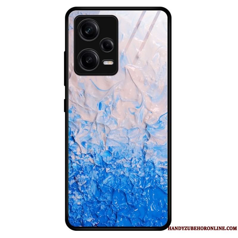 Mobilcover Xiaomi Redmi Note 12 Pro Marmorfarver Hærdet Glas