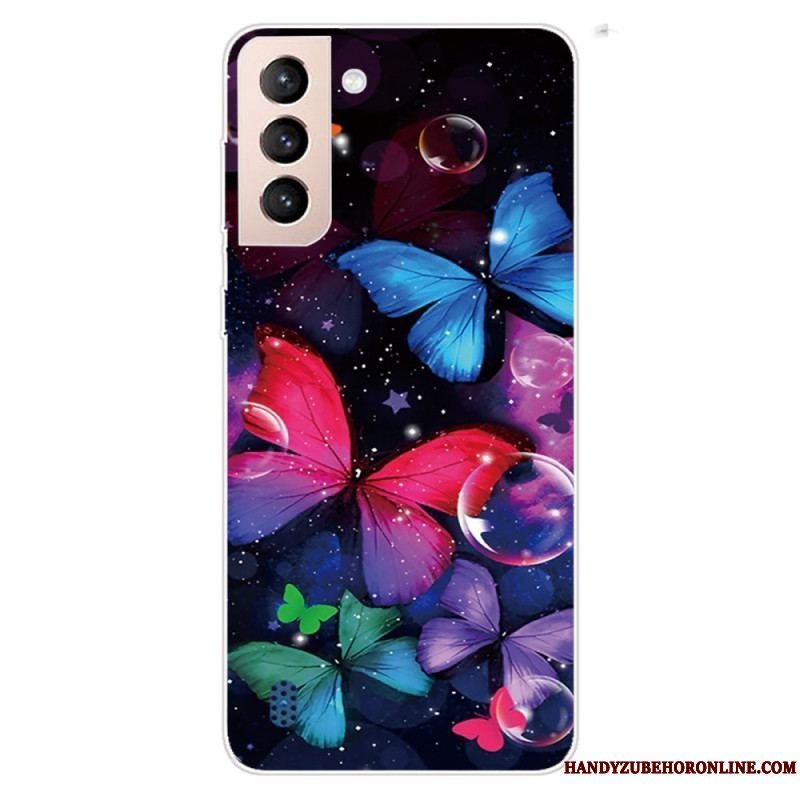 Cover Samsung Galaxy S22 Plus 5G Fleksible Sommerfugle