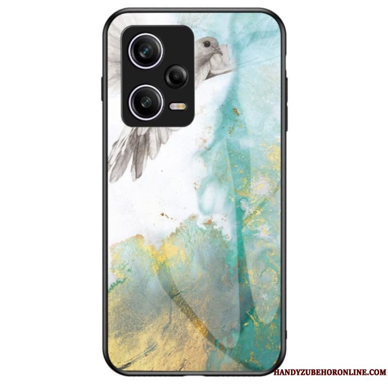 Cover Xiaomi Redmi Note 12 Pro Marmor Hærdet Glas