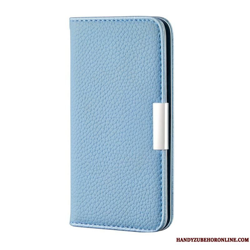 Cover iPhone 13 Pro Flip Cover Imiteret Læder Litchi Ultra Chic