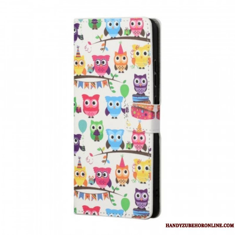 Flip Cover Samsung Galaxy S22 Plus 5G Flere Ugler