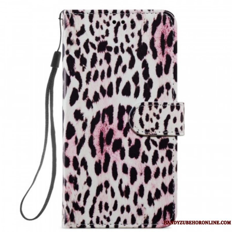 Flip Cover Samsung Galaxy S22 Plus 5G Leopard Print