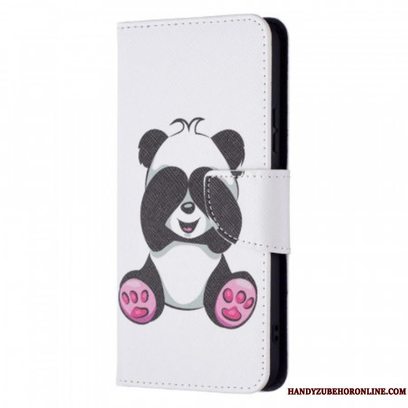 Flip Cover Samsung Galaxy S22 Plus 5G Panda Sjov