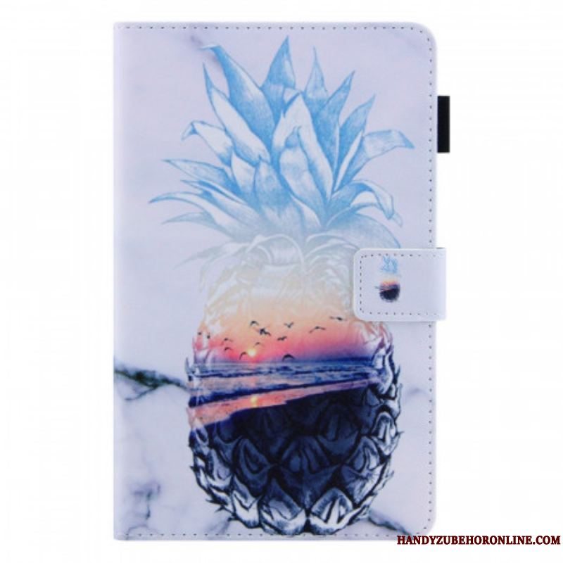 Flip Cover Samsung Galaxy Tab A8 (2021) Ananas Mønster