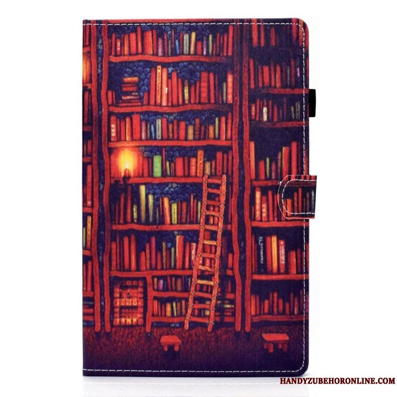 Flip Cover Samsung Galaxy Tab A8 (2021) Bibliotek