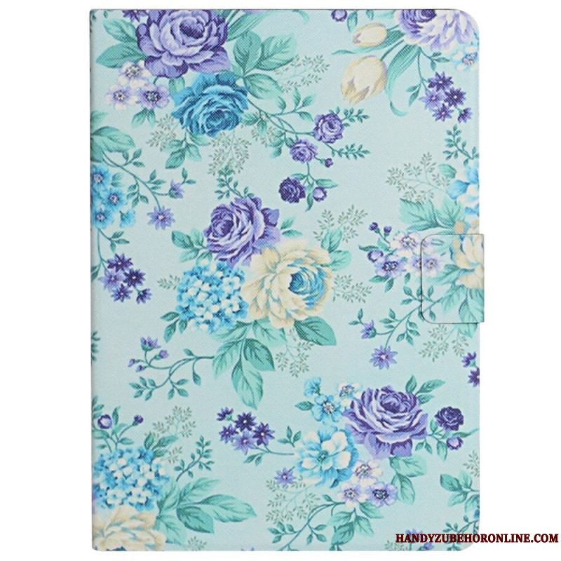 Flip Cover Samsung Galaxy Tab A8 (2021) Blomster Blomster Blomster