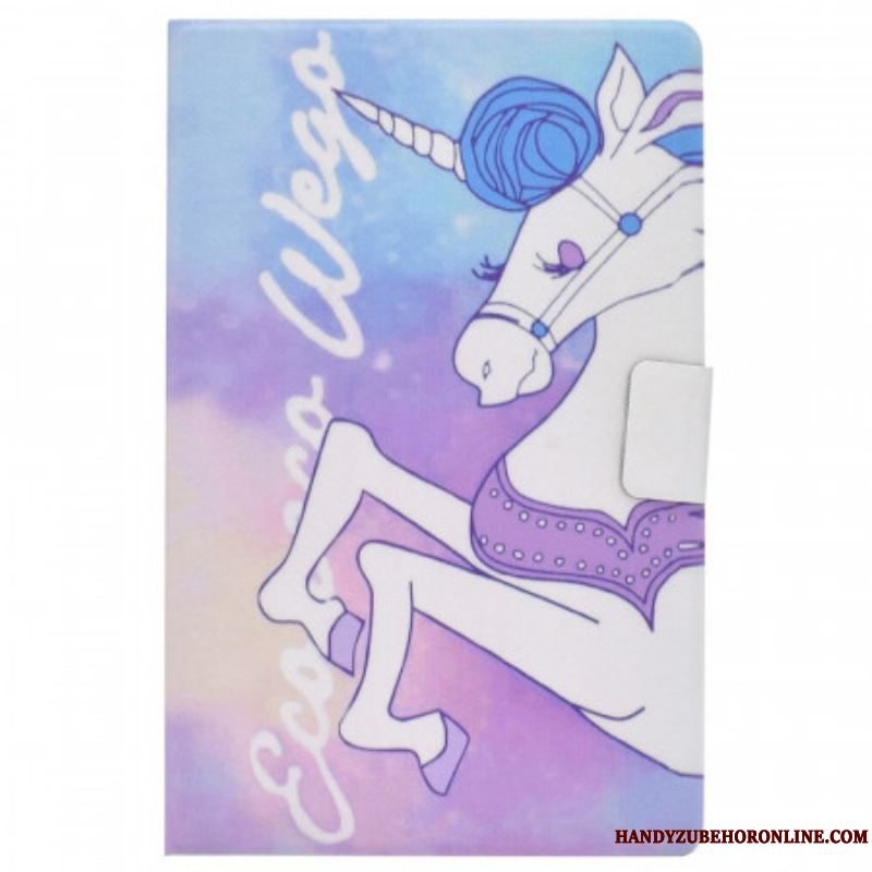 Flip Cover Samsung Galaxy Tab A8 (2021) Fantasy Unicorn