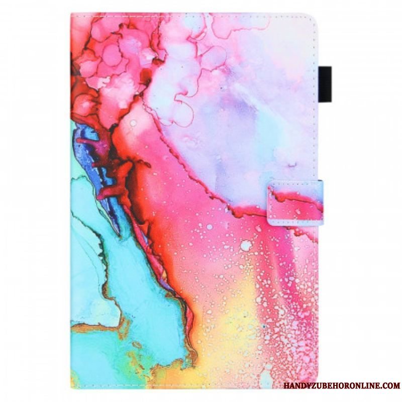 Flip Cover Samsung Galaxy Tab A8 (2021) Marmor Stil