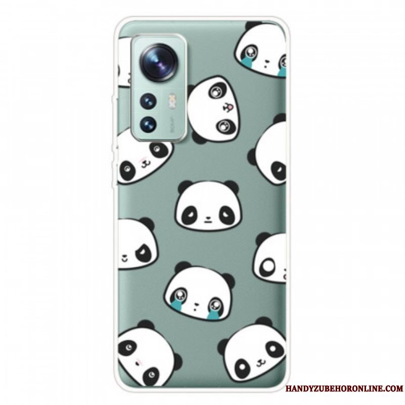 Mobilcover Xiaomi 12 Pro Panda Hoveder